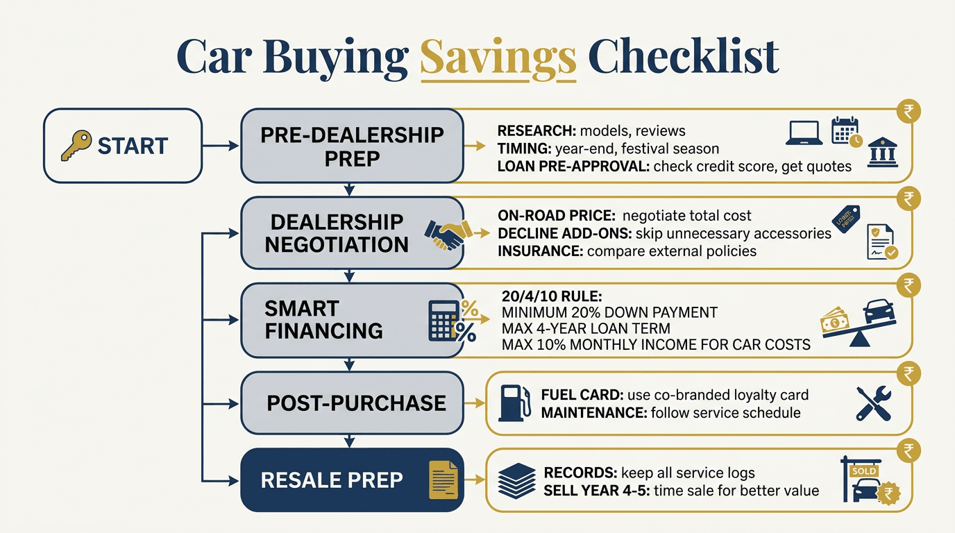 Car Buying Savings Checklist