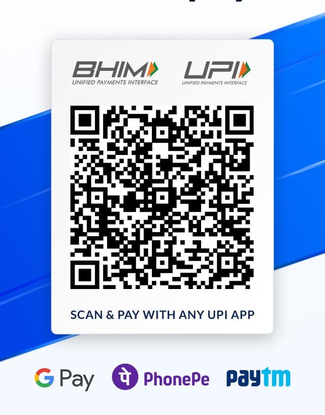 Support FreeFuelBill.in - UPI donation QR code
